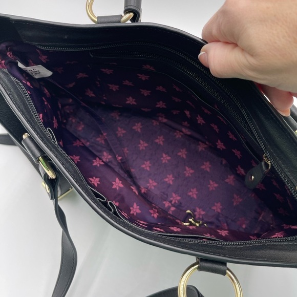 Anuschka Tooled Leather Crossbody Bag Adjustable Strap Cleopatra's Leopard Tote - Picture 9 of 15